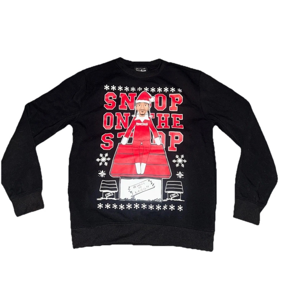 Dogg Supply Sweatshirt Mens Small Snoop On The Stoop Christmas Santa Sweater